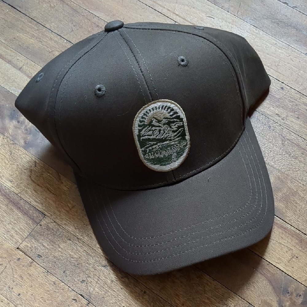 tentree Brown Cap with Circular Patch